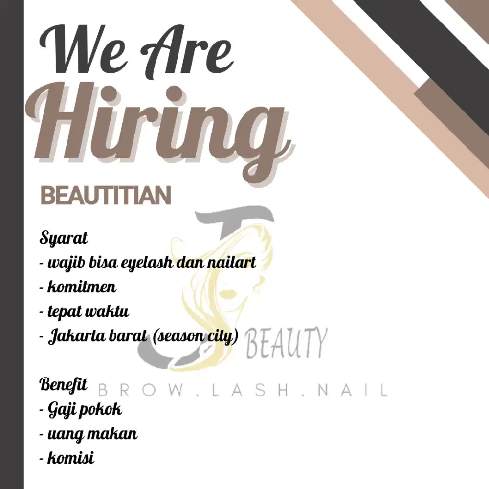 Dicari tukang eyelash