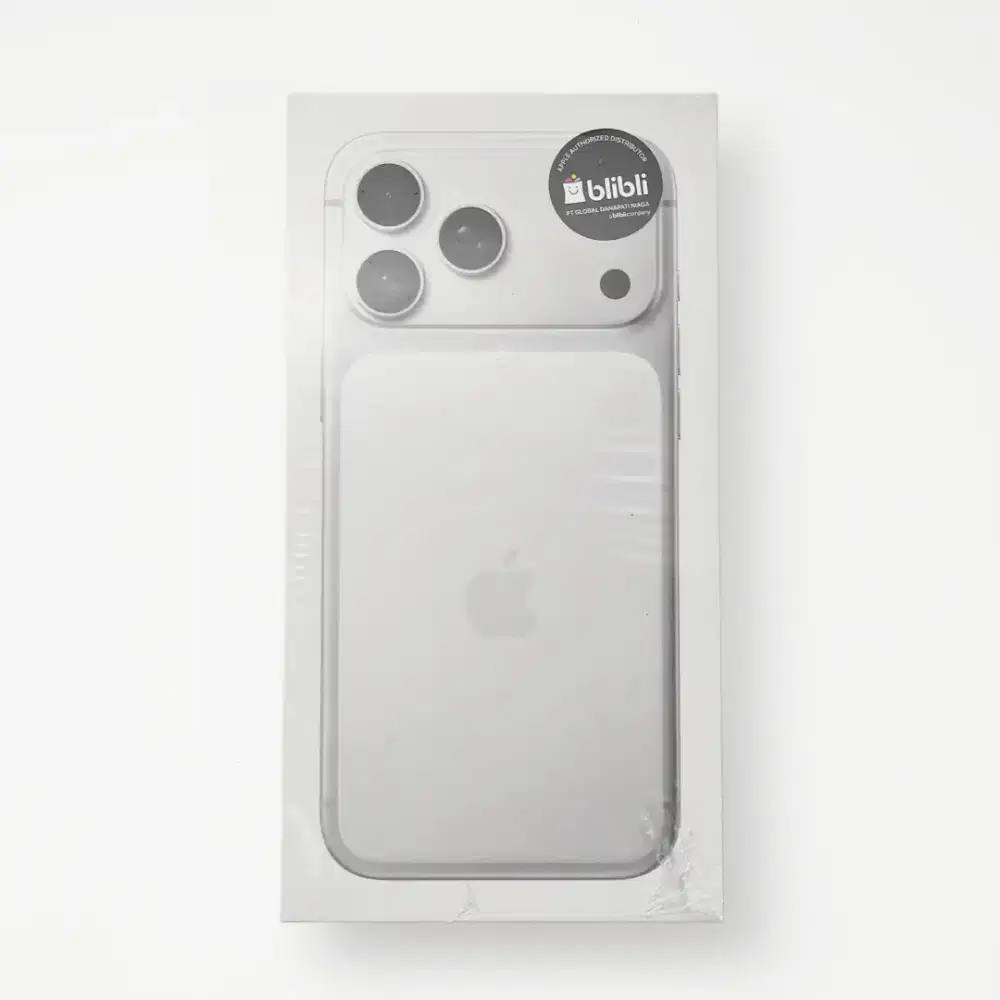 iPhone 17 Pro Max Silver iBox Blibli New Segel
