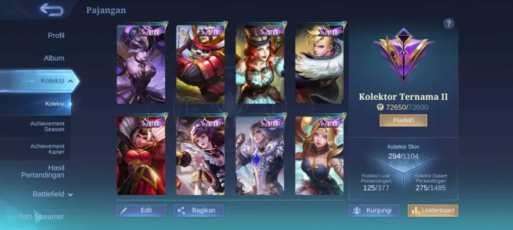 Akun ml murmer bisa nego