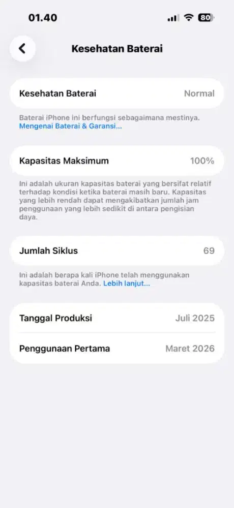 Di jual iphone 16