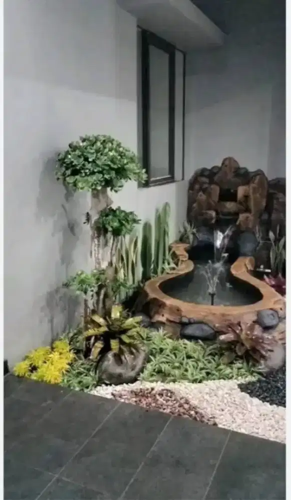 Jasa pembuatan kolam relip tebing air terjun