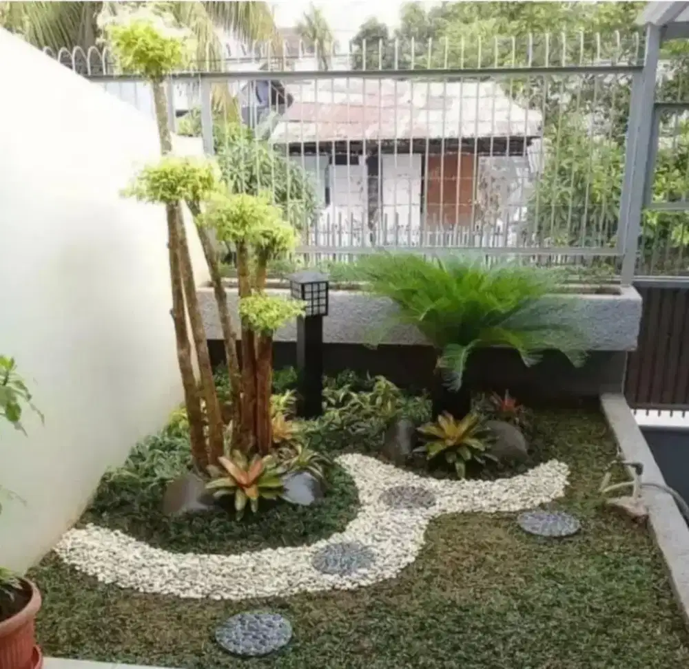Jasa pembuatan taman rumah minimalis dll