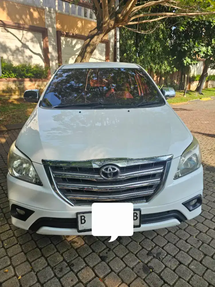 Innova Barong Diesel Facelift 2014 Putih Mulus Full Record