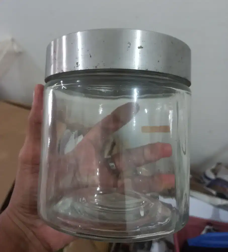 BOTOL KACA DAN TOPLES,BEKAS