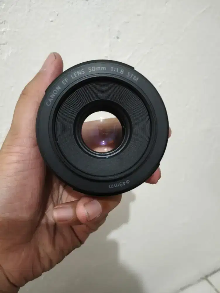 LENSA CANON 50MM F1.8 STM LIKENEW