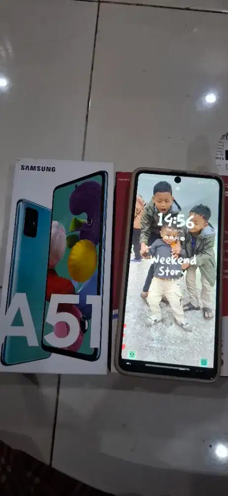 Samsung a51 biru