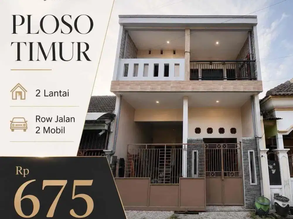 Termurah Full Renovasi‼️ Rumah Ploso Timur – Siap Huni ✨