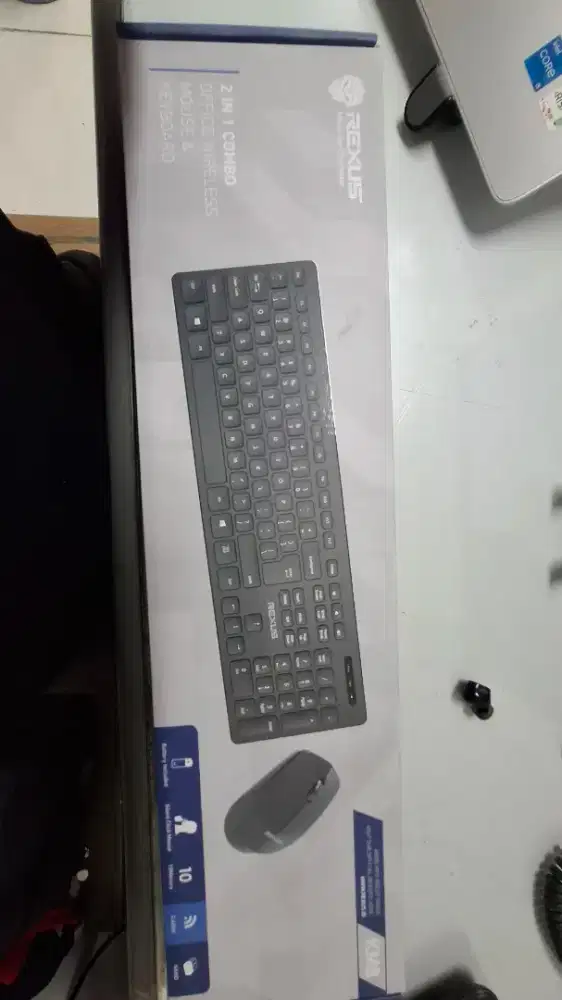 Jual Rexus KM8 V2 Bundle Keyboard and mouse wireless