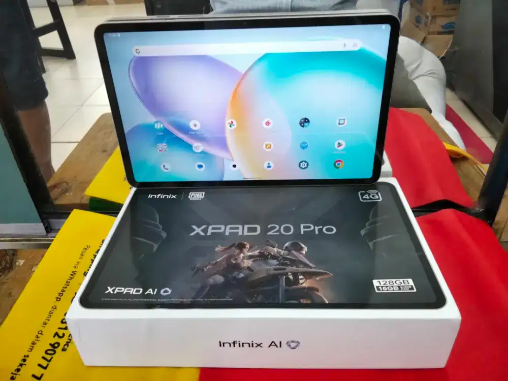 Infinix xpad 20pro 8/256 GB mulus 3 blm pake lengkap no minus