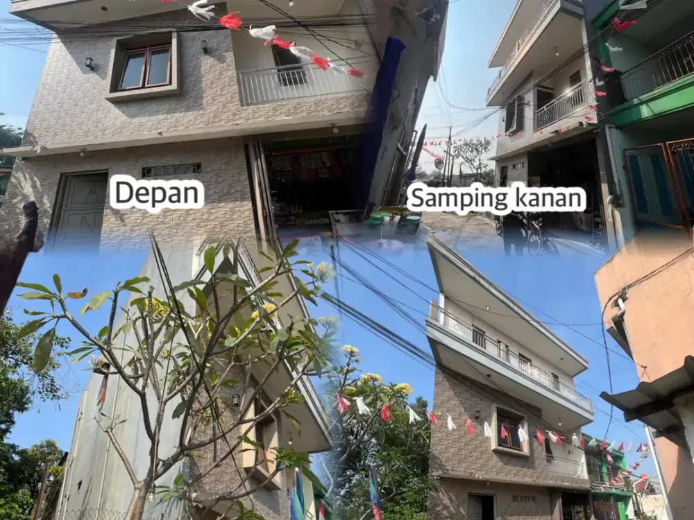 DR@Turun Harga!!! Dijual Cepat Rumah 3 Lantai Siap Huni Buahbatu dekat STT Telkom