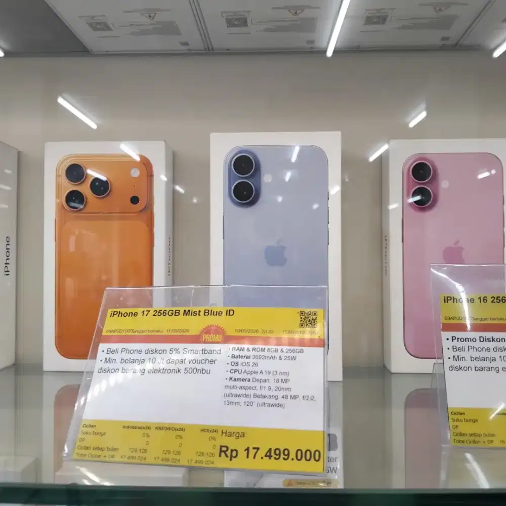 Promo Iphone 17 Bunga 0%
