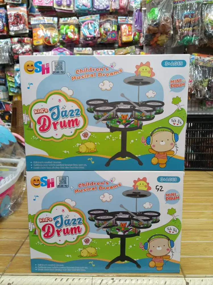 mainan anak mini jazz drum set