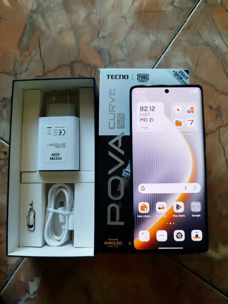 TECHNO POVA 7 CURVE 5G bekas rasa baru