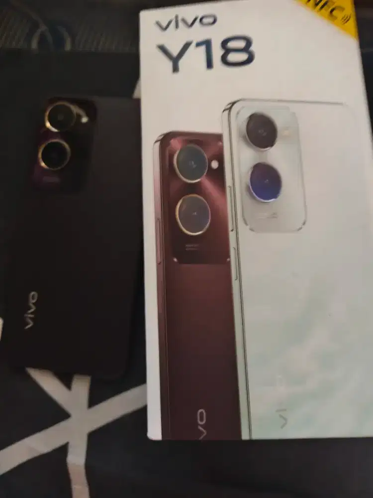 vivo y 18 lengkap dus HP cas
