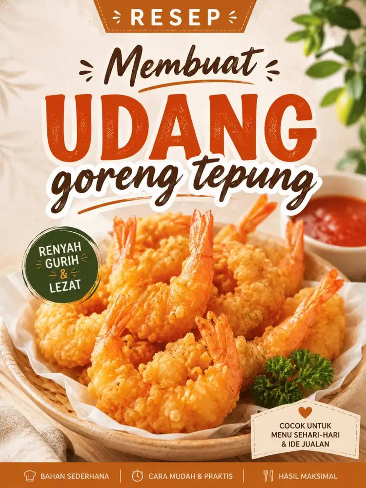 Resep Udang Goreng Tepung