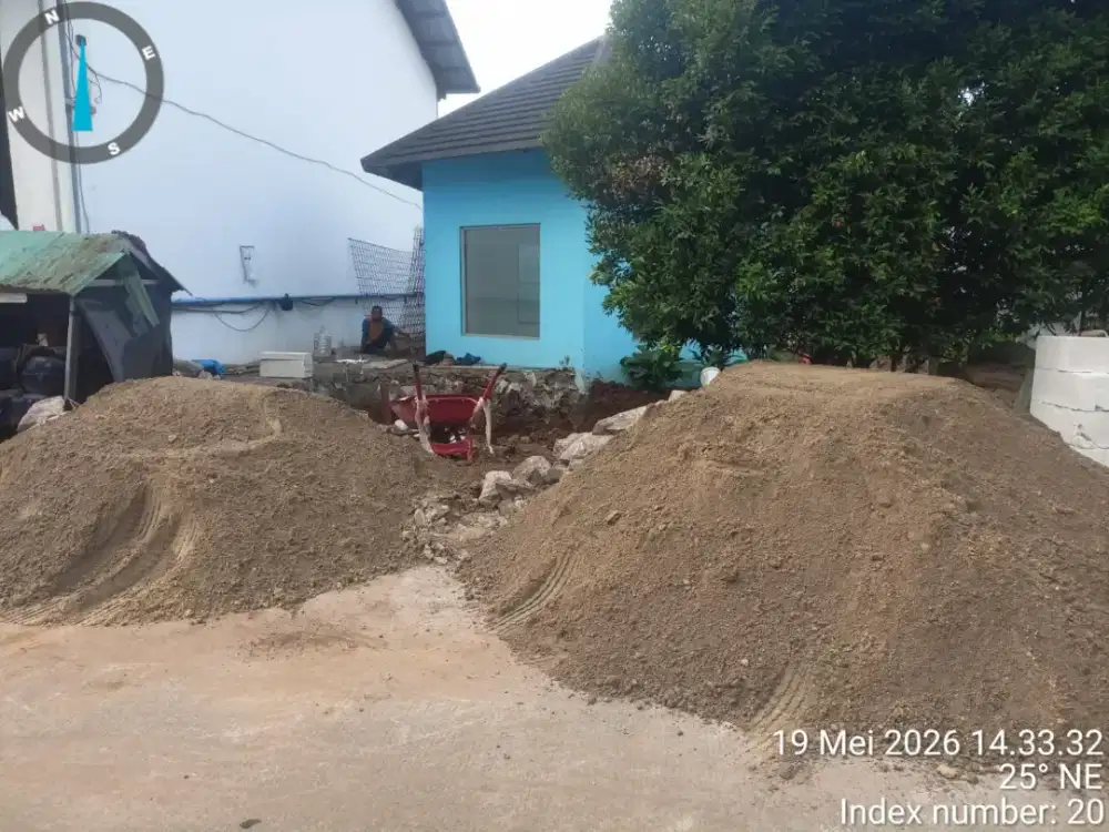 Split makadam sirdam limestone batu belah Pasir urug