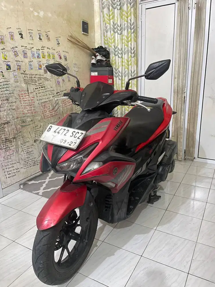Aerox Old 2017 warna merah ada minus nya