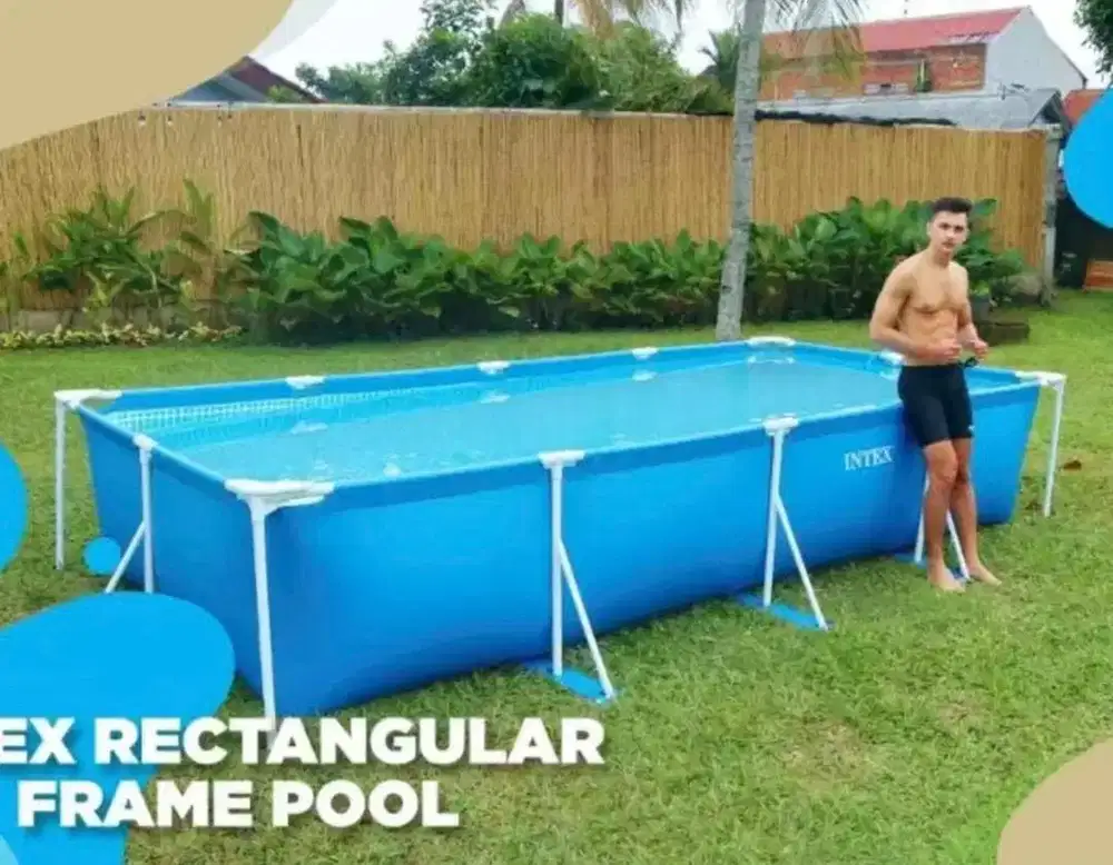 Kolam Renang Intex 4.5 Meter — Kondisi Bagus Jarang Pakai