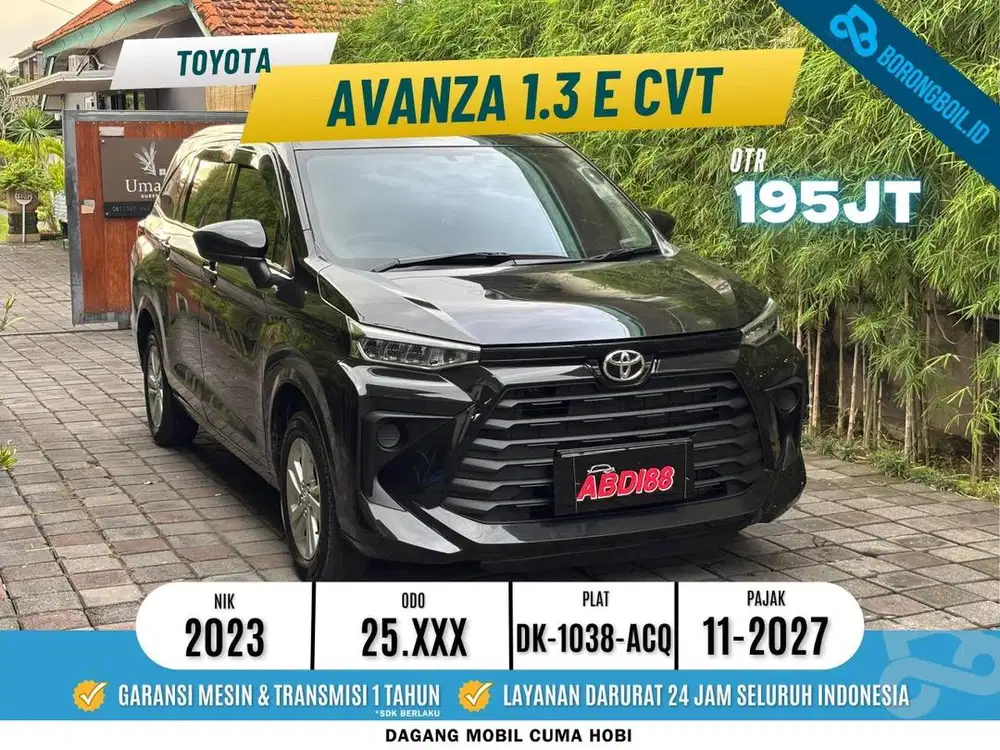 TOYOTA AVANZA 1.3 E CVT 2023