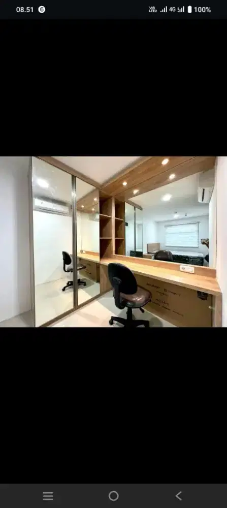 sewa unit terawat GAA apartemen grand asia afrika 1 BR ls 40 furnished