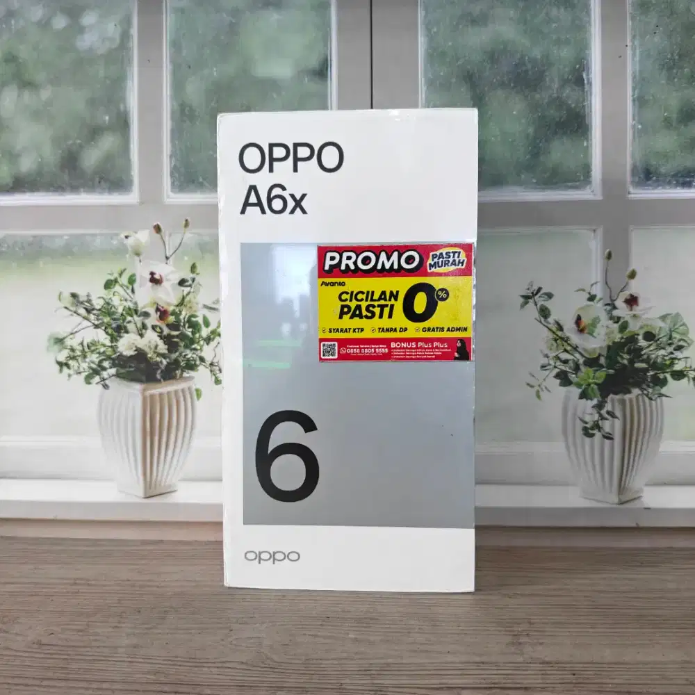 Oppo A6x ram 12gb internal 128 bisa kredit syarat e-KTP bisa tanpa DP