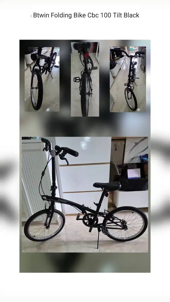 For Sale – B’Twin Folding Bike (Excellent Condition)