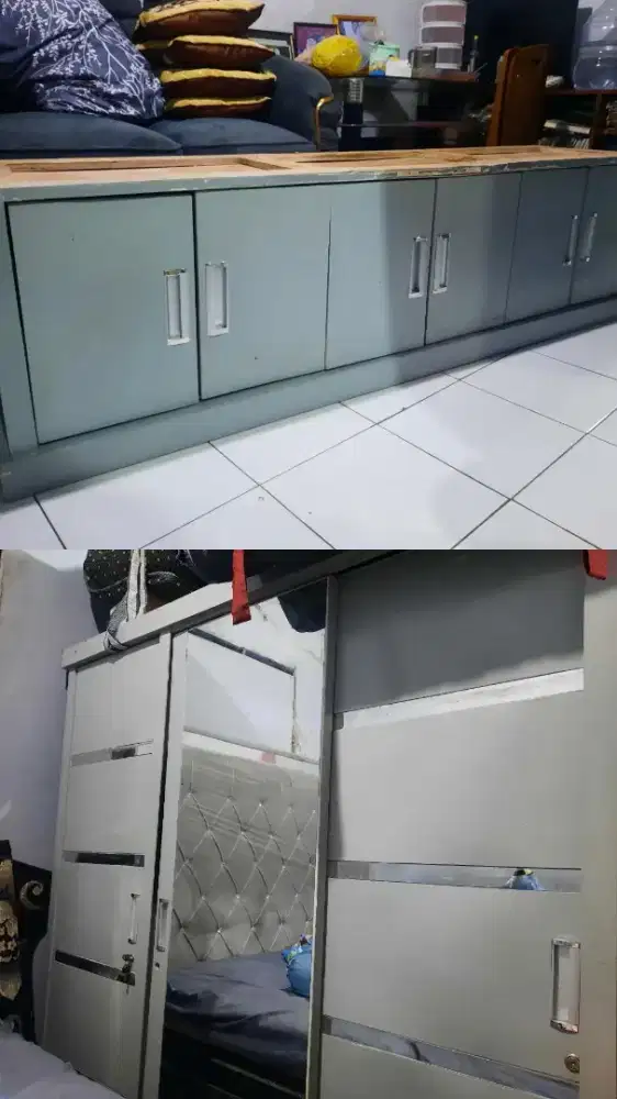 Lemari pakaian 3 pintu