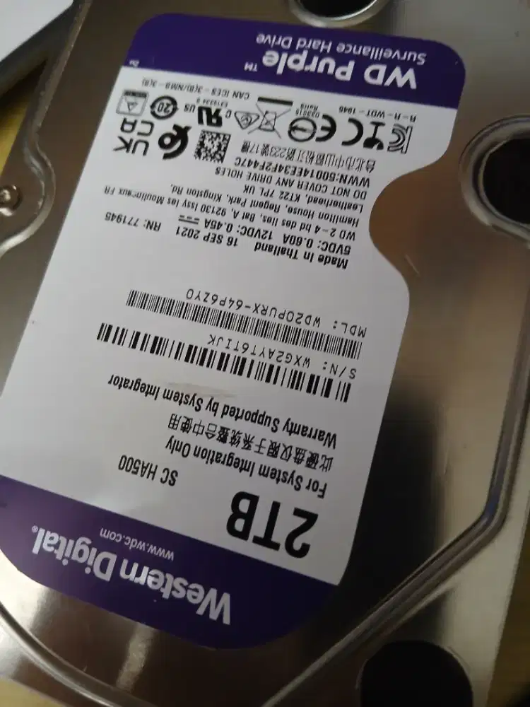 HDD WD Purple 2TB