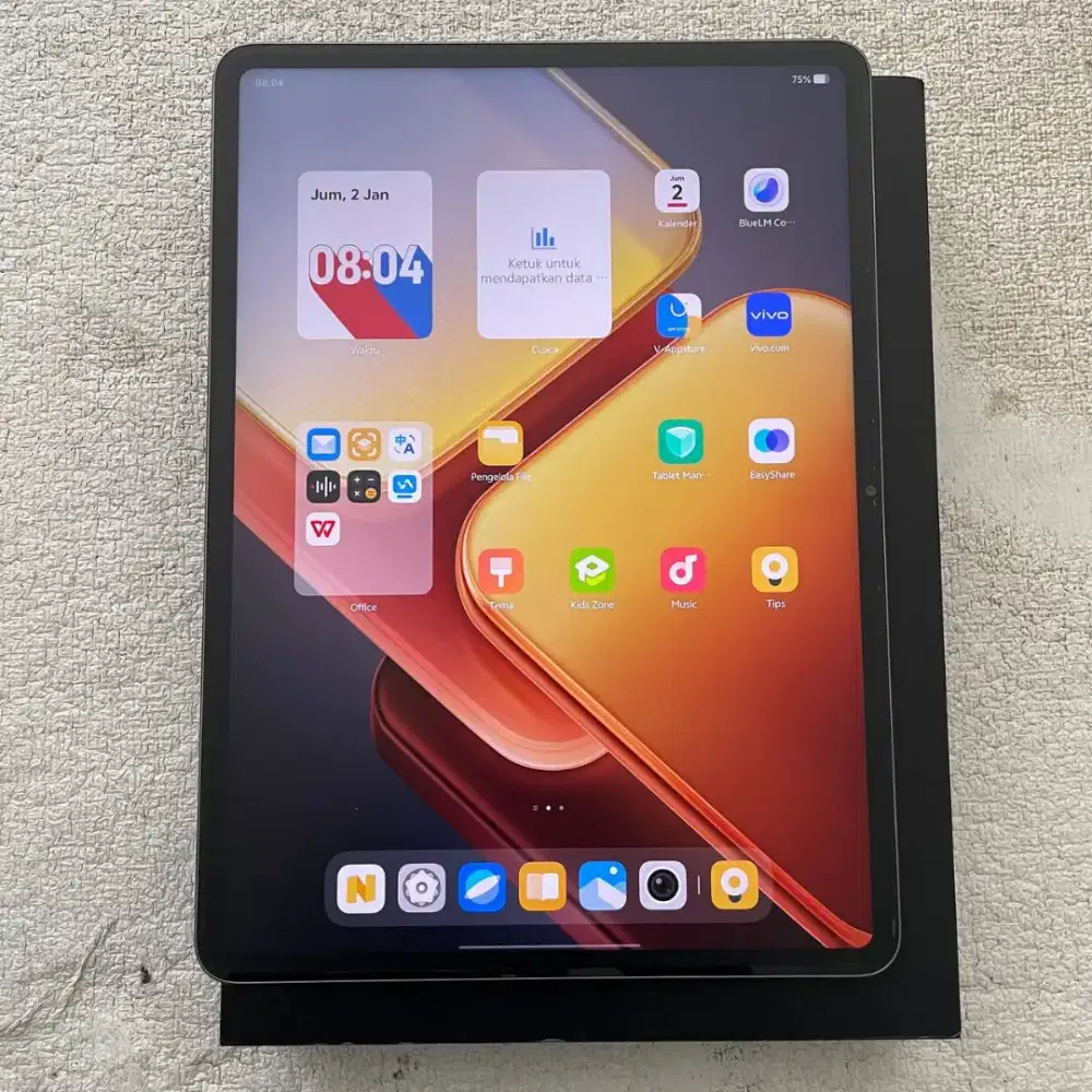 IQOO Pad2 Inter Warna Abu-Abu 12/256GB