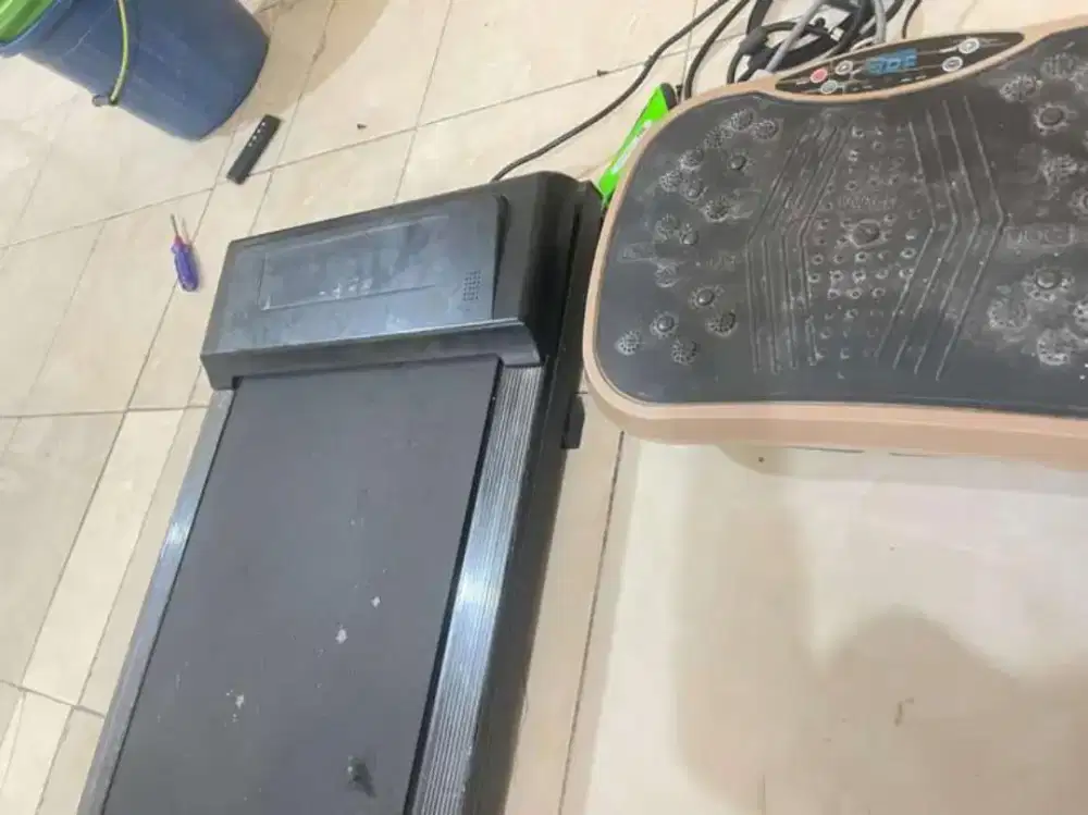Treadmill listrik & body slimmer