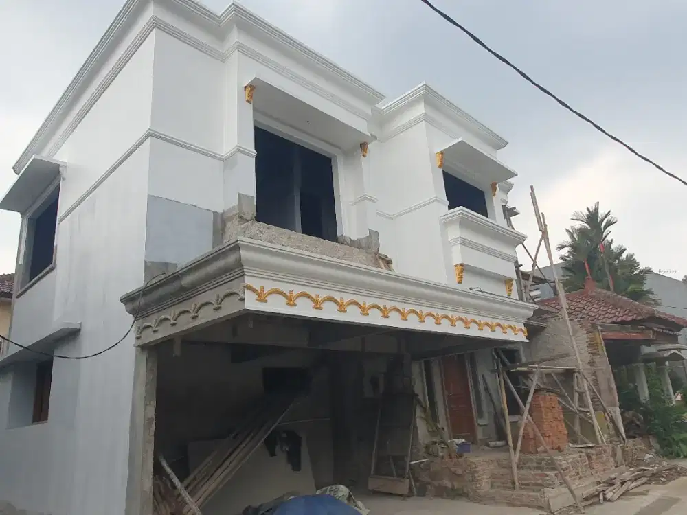 Rumah baru 2 lantai Klasik Moderen di Mutiara Depok Estate ( Houk )