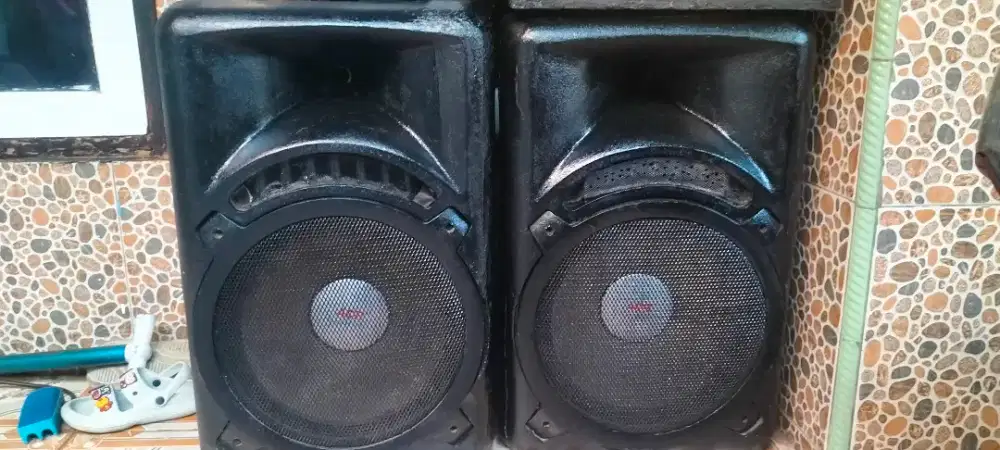 SPEAKER MONITOR SEPASANG 15 INCH ACR LAWAS ORIGINAL