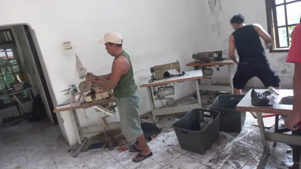 Satu paket lengkap mesin untuk konveksi