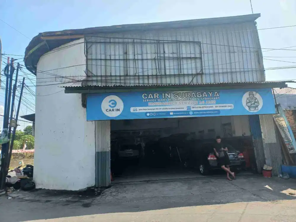 Dijual murah via lelang Bengkel Mobil di Medokan Semampir Surabaya