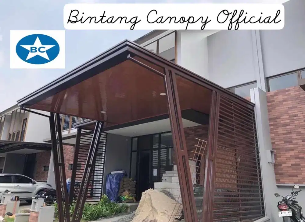 Kanopi pvc atap alderon
