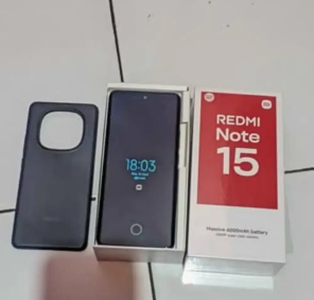 REDMI NOTE 15 4G 8/256 LENGKAP GARANSI 14 BLN
