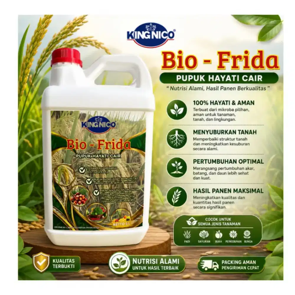 Pupuk Cair Hayati Bio Frida
