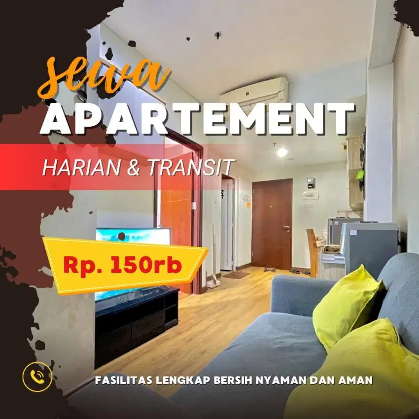 Disewakan Apartemen Harian/Transit Emerald Bintaro Termurah