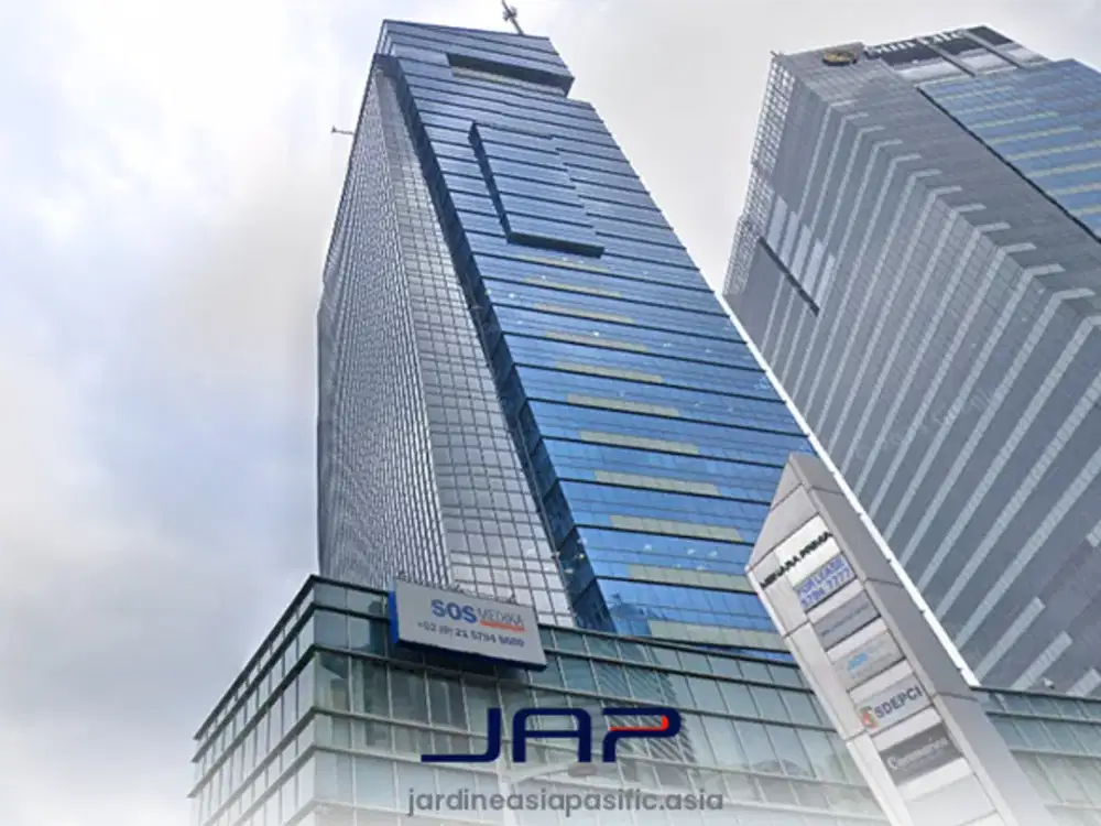 Kantor Area Kuningan di Menara Prima Luas 1295,23 Sqm Furnished
