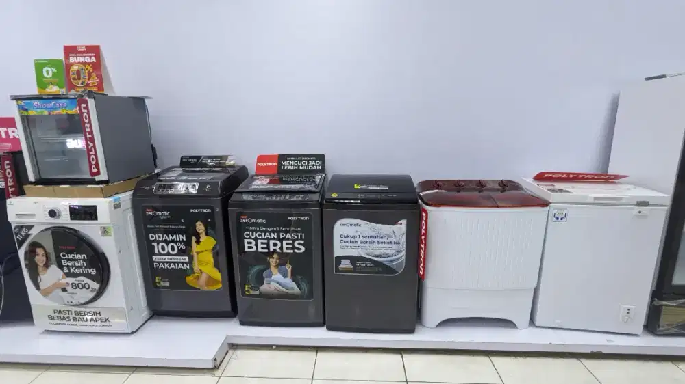 Kredit mesin cuci polytron