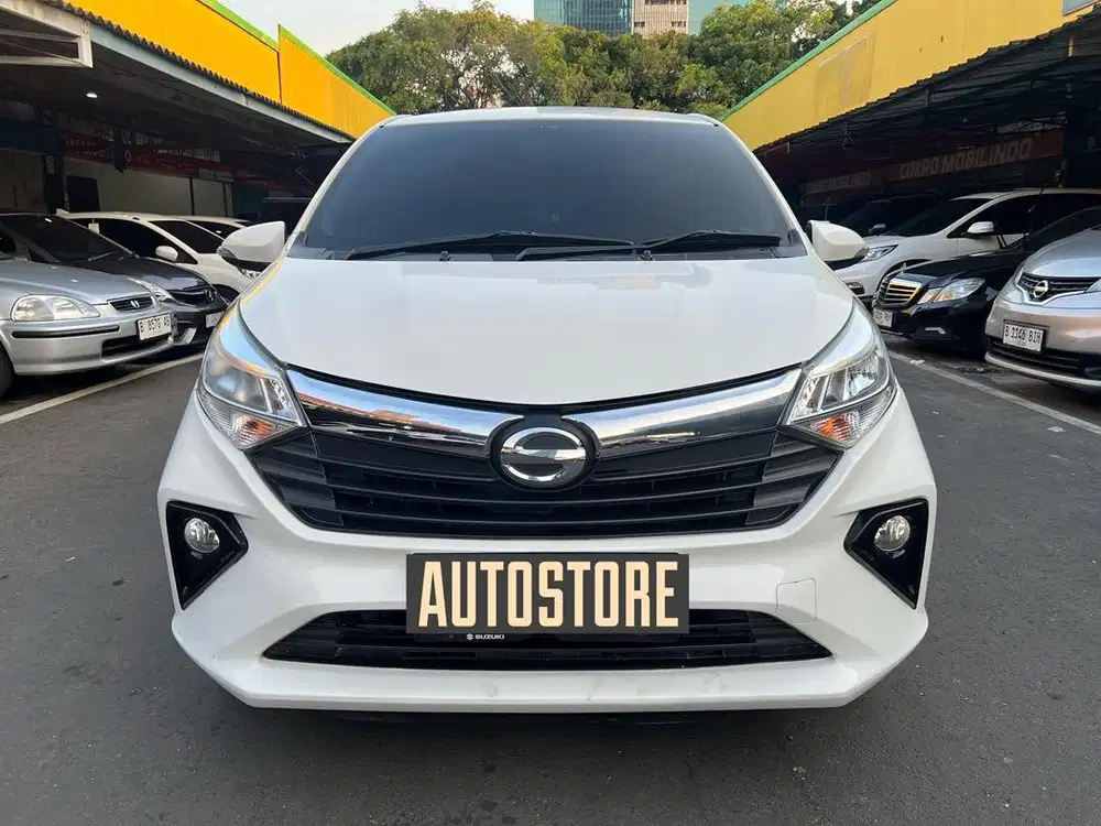 [TDP 15JT] Daihatsu Sigra 1.2 R Matic 2022 Putih Ayla Calya 2020 2021