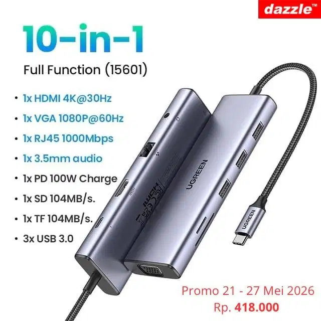 USB HUB Ugreen 10 in 1 15601