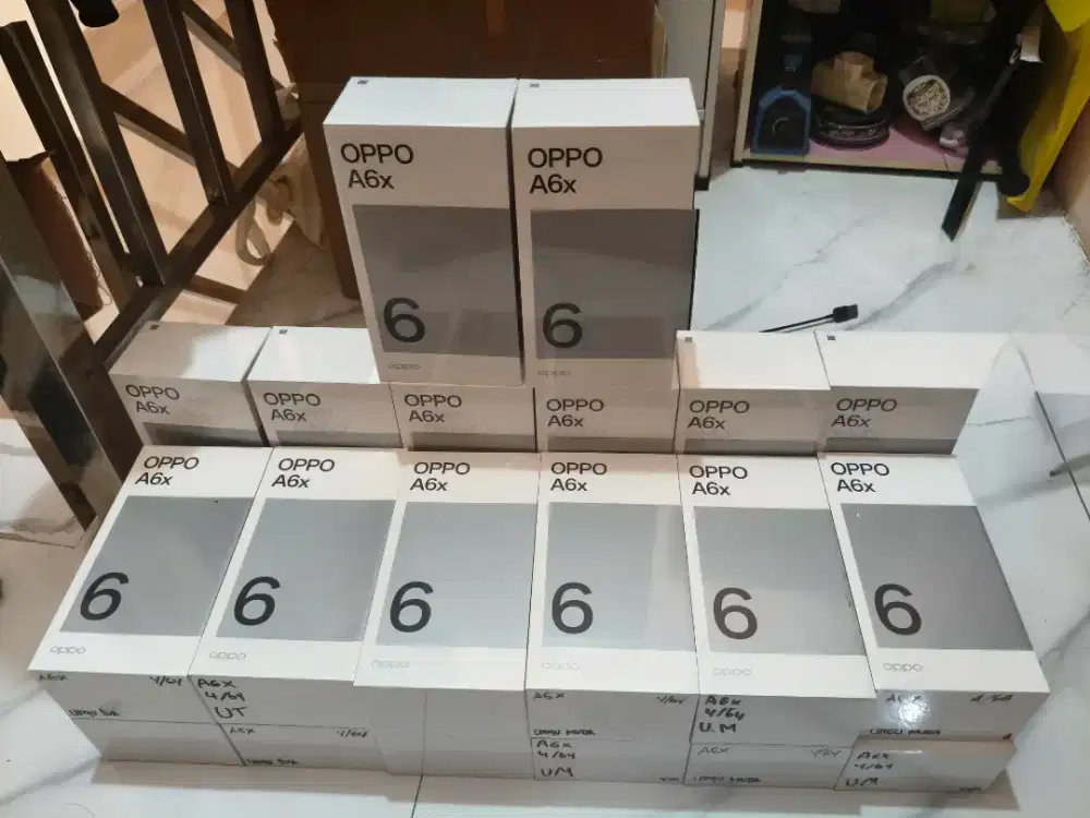 Oppo A6x Ram 4+8 Rom 64GB New Segel Garansi resmi