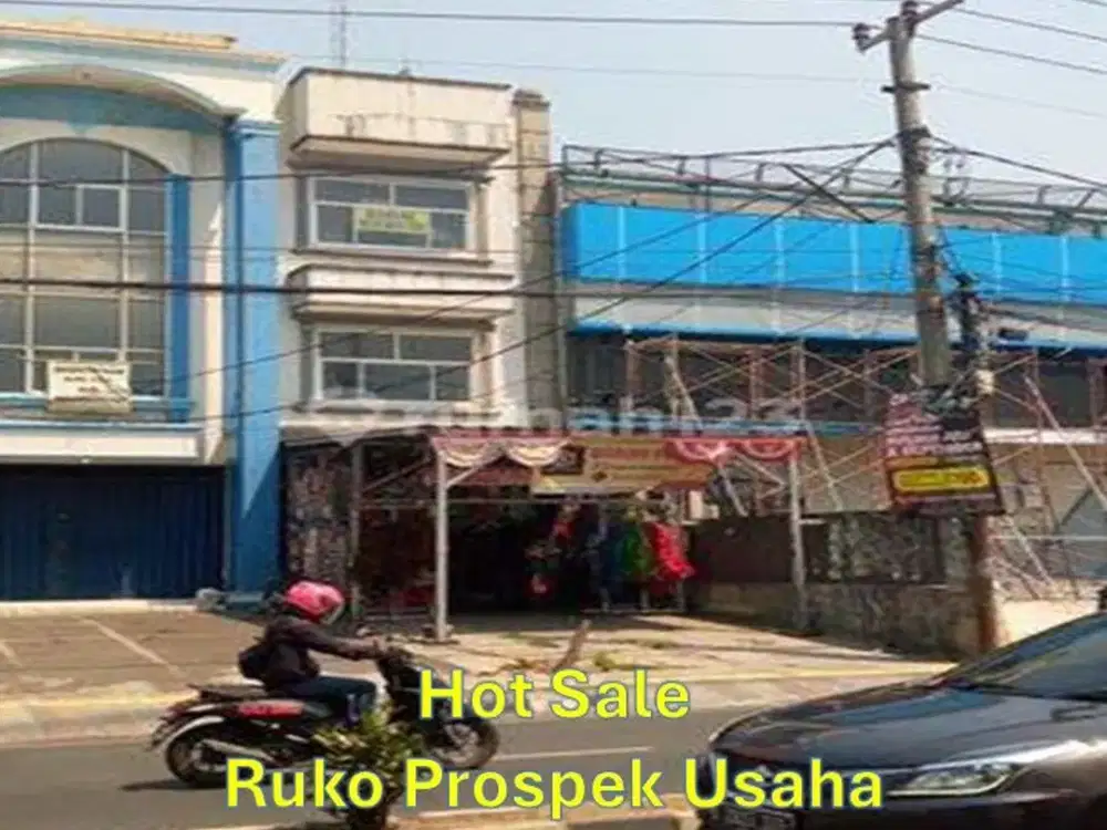 BU Ruko Strategis dan Prospek Jalan Raya Kartini Depok dekat Stasiun Depok Lama