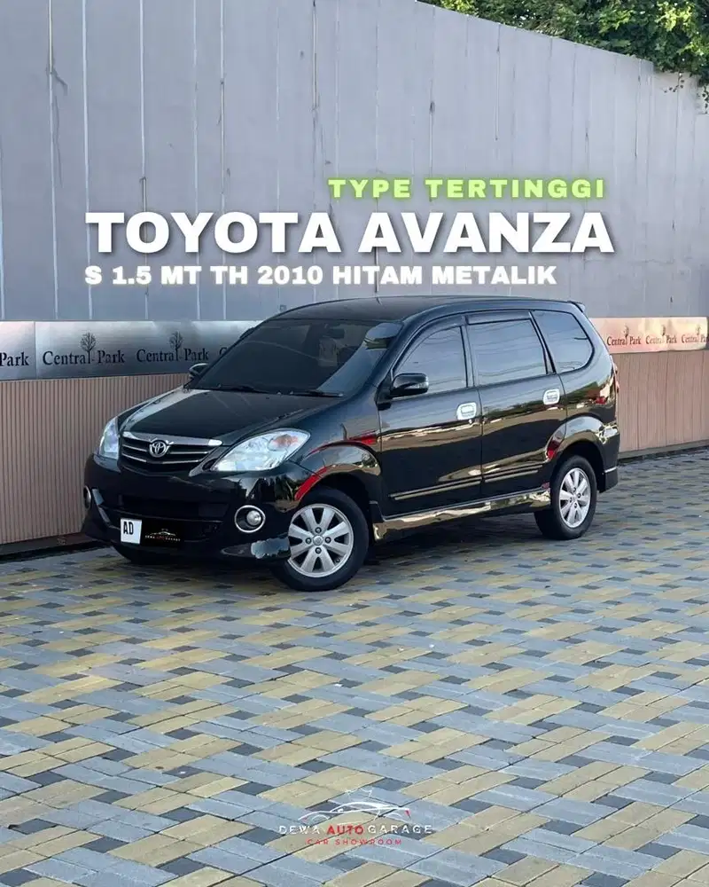 DIJUAL Avanza S Manual 2010 Hitam Istimewa Type Tertinggi