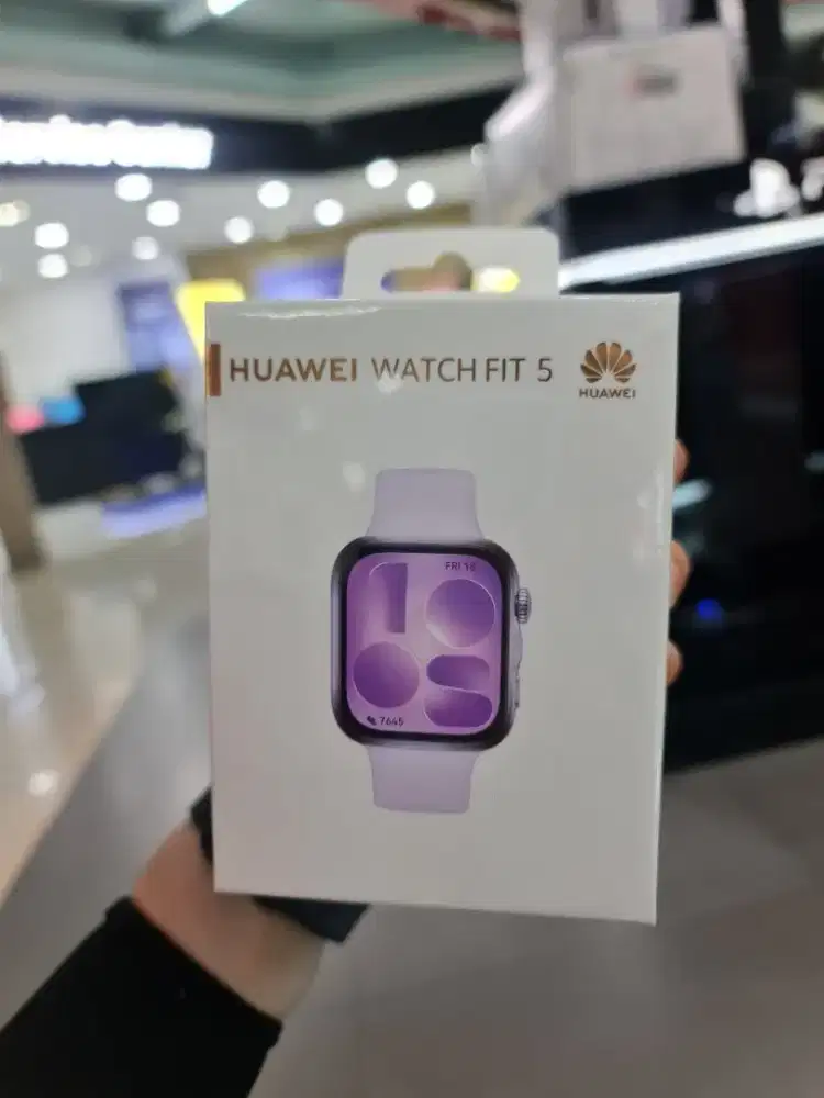 Huawei watch fit 5 purple garansi resmi