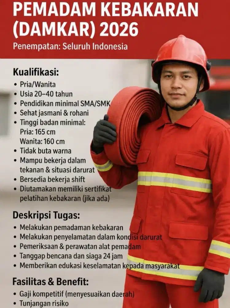 Lowongan pekerjaan damkar