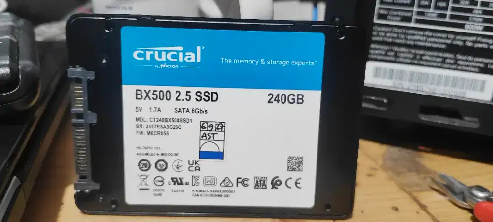 SSD Sata 240 GB sehat