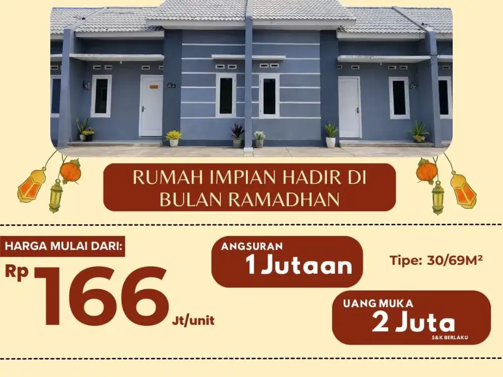 Rumah Subsidi Impian di Surya Madani Dua