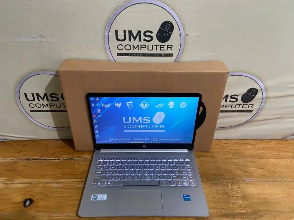 HP 14s-DQ5115TU INTEL CORE i3-1215U RAM 8GB SSD 512GB NORMAL